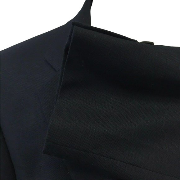 Dillards Ralph Lauren Suit Jacket Blazer Sports Coat Mens 44R Wool Black - Picture 7 of 12